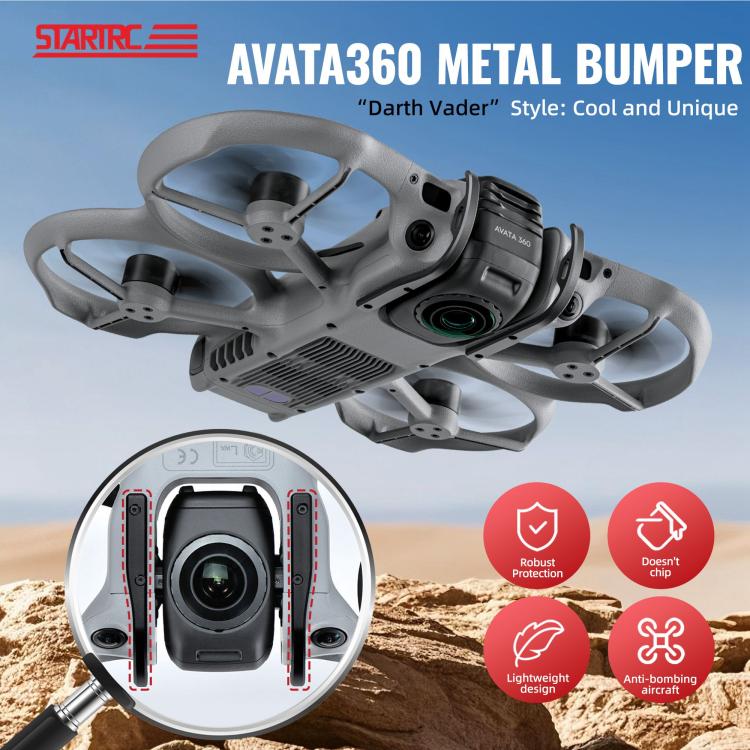 For DJI Avata 360 STARTRC Gimbal Lens Anti-collision Plastic Guard Bumper
