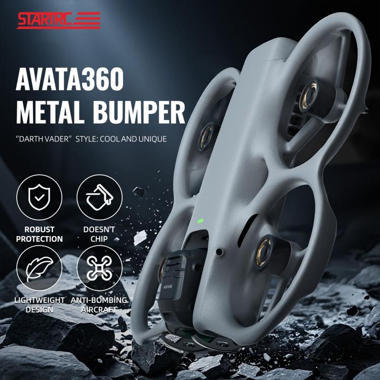 For DJI Avata 360 STARTRC Gimbal Lens Anti-collision Plastic Guard Bumper