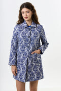 Dryden Wedgewood Jacquard Short Coat