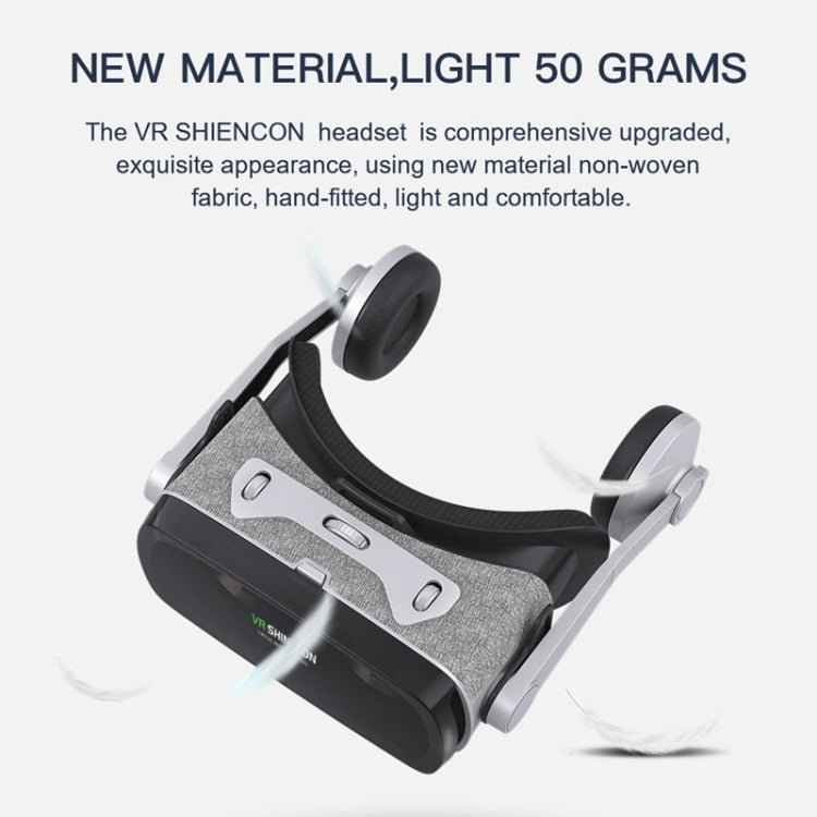 VRSHINECON G07E Virtual Reality 3D Video Glasses Suitable for 4.0 inch - 6.3 inch Smartphone(Grey)
