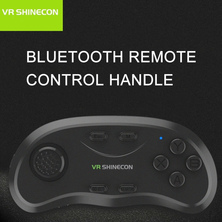 VRShinecon 3D Movie Games Virtual Reality Glasses Bluetooth Remote Controller Gamepad(Black)