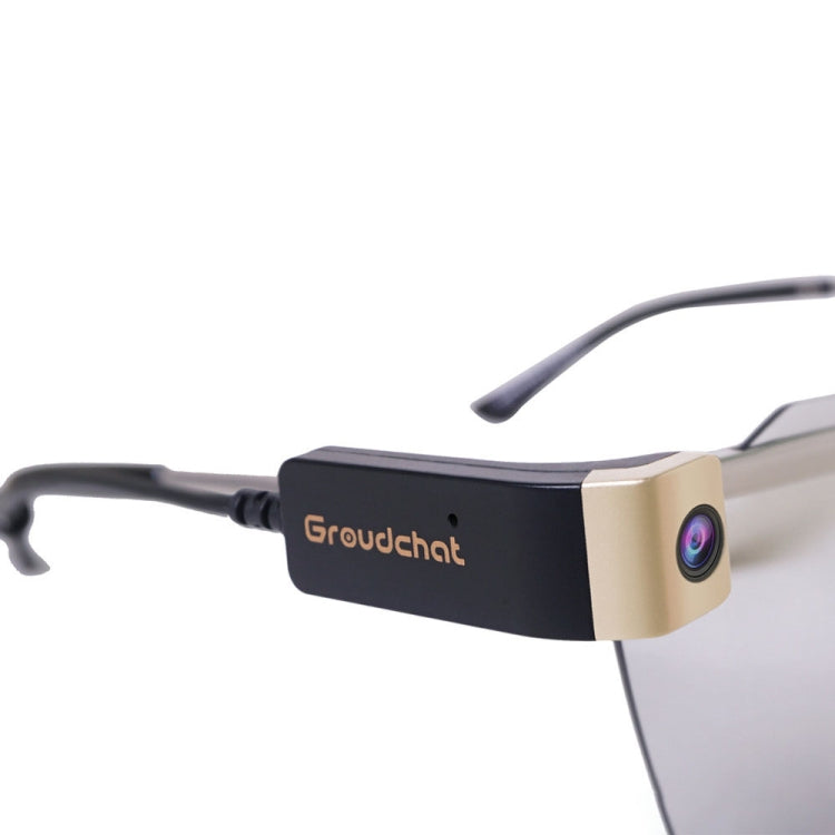 Groudchat JP1DV1 1080P HD Smart USB Camera with Built-in Mic (Black & Gold)