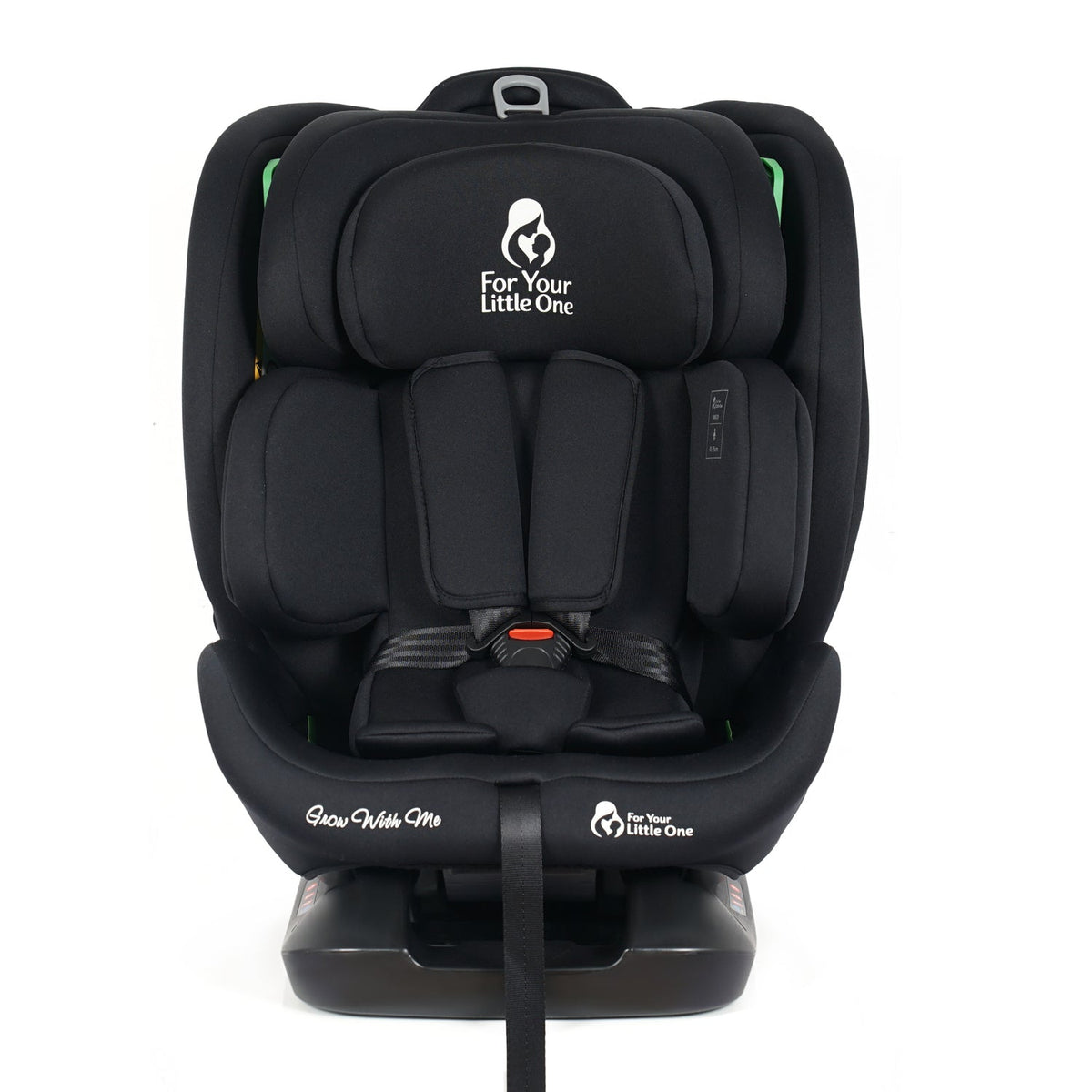 For Your Little One GrowWithMe 0/1/2/3 i-Size Car Seat - Midnight Black (Birth-12 Years)