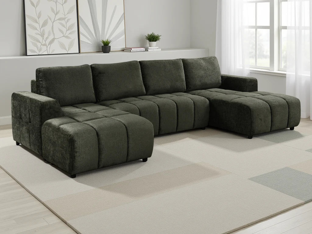 Shanghai Luxury U Shape Corner Sofa bed