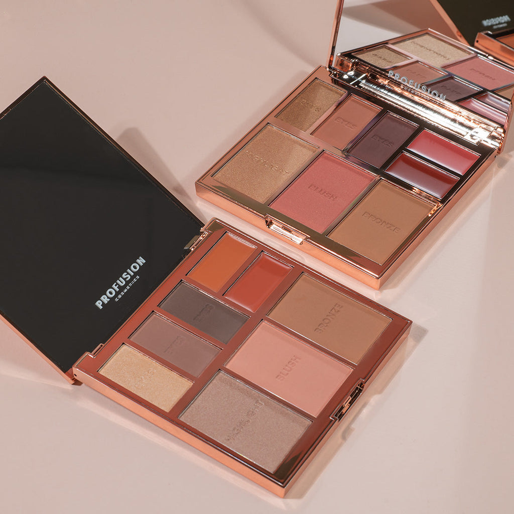 FULL FACE PALETTE NUDE | 8 SHADE EYE, FACE AND LIP PALETTE