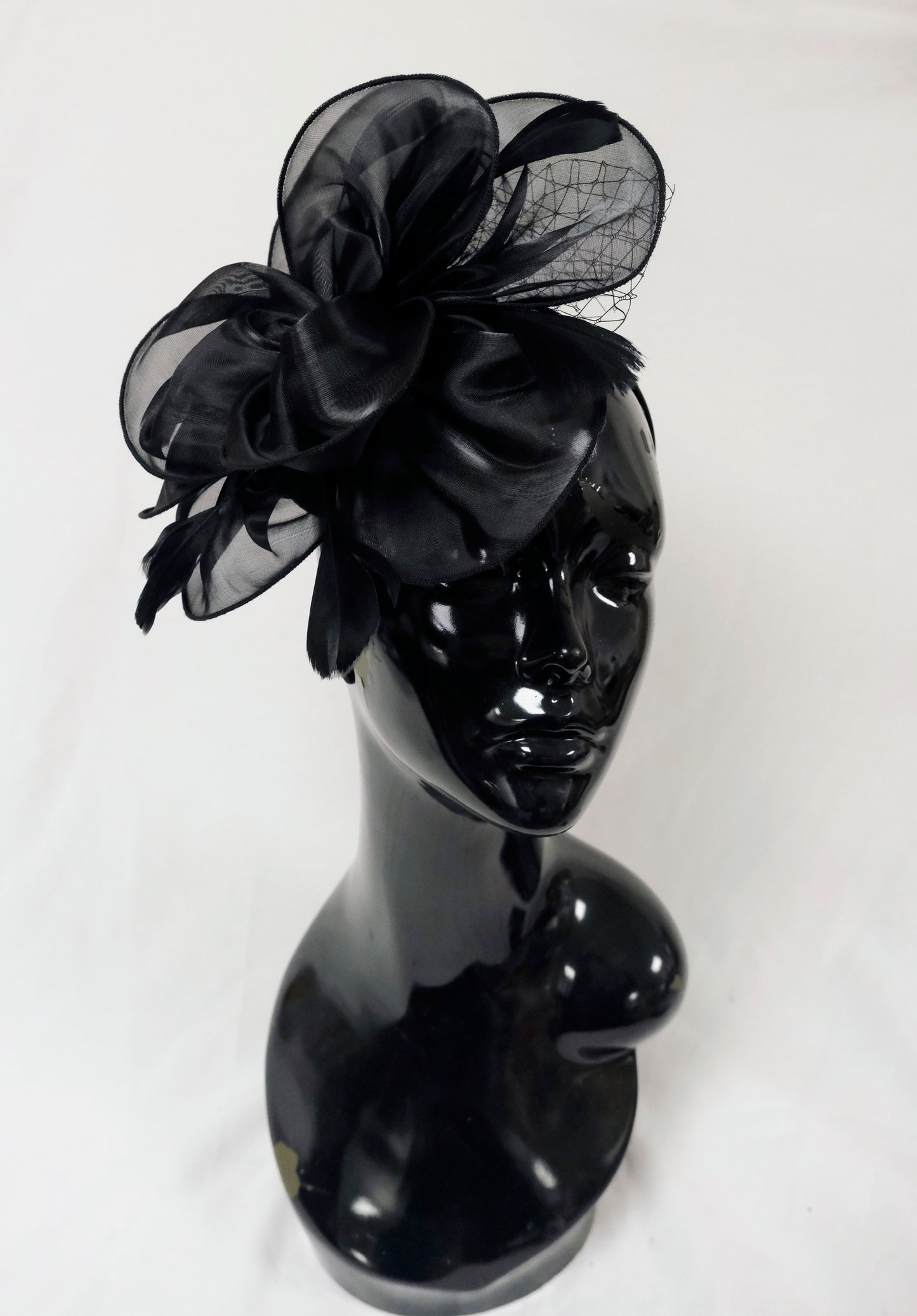 Black Fascinator Weddings Ascot Hatinator Races