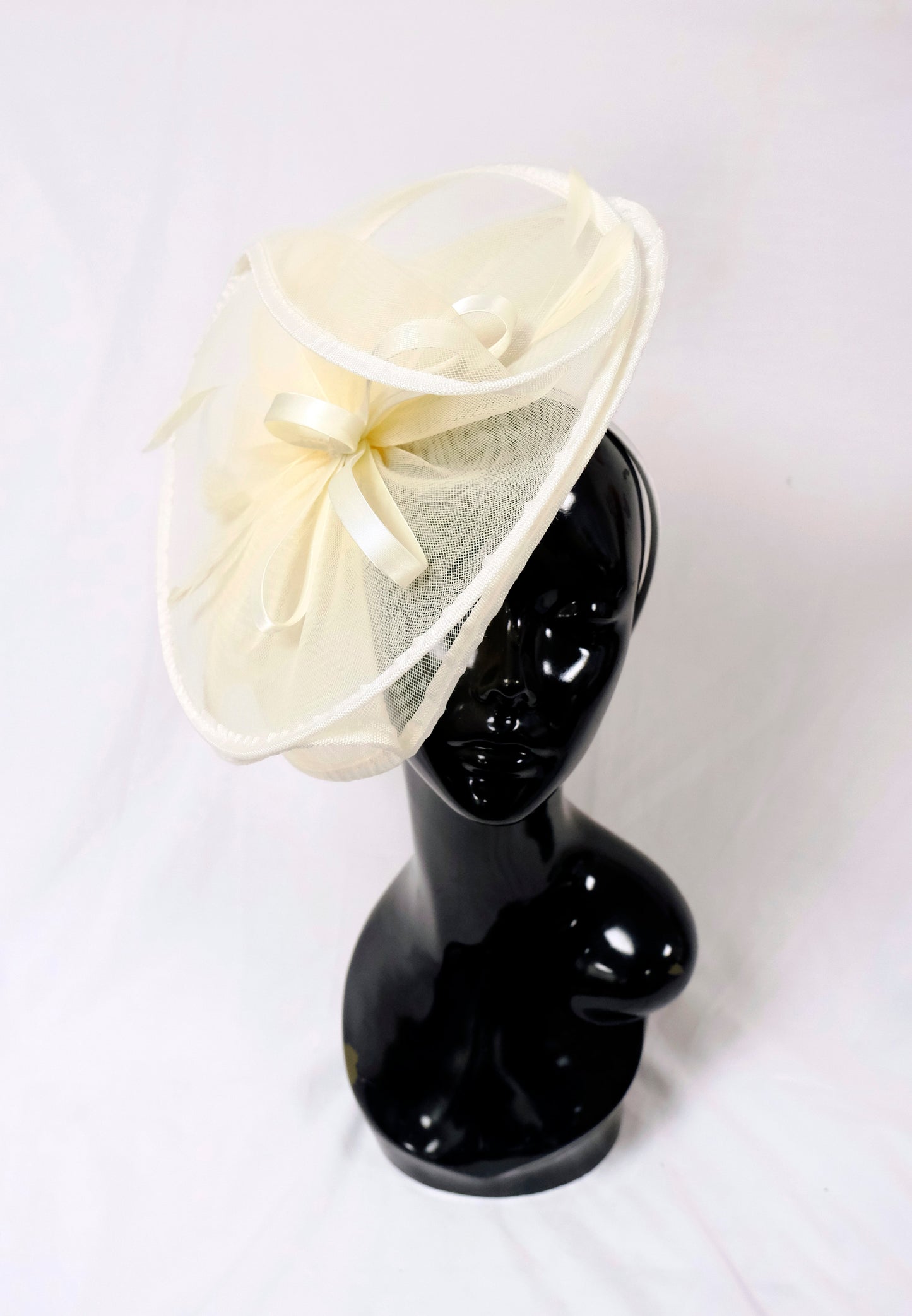 Cream Fascinator Weddings Ascot Hatinator Races