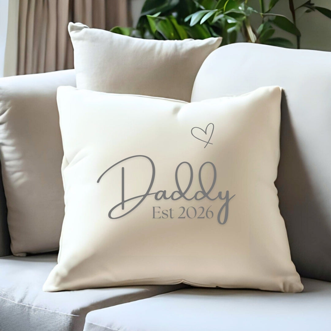 Personalised Cushion for Dad – Add Your Own Message Gift