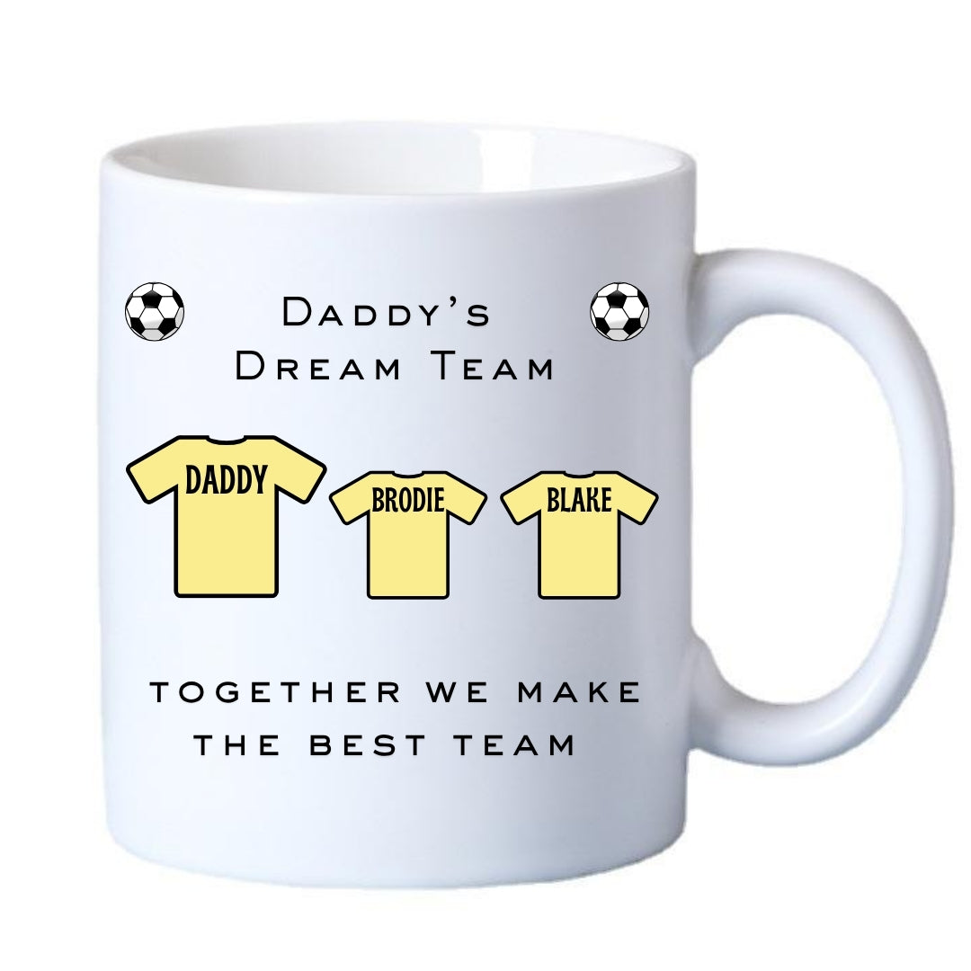 Daddy's Team Football Mug Gift | Dad Father's Day Gift