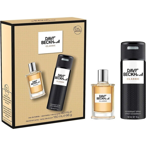 David Beckham Classic Gift Set 40ml EDT + 150ml Deodorant Spray