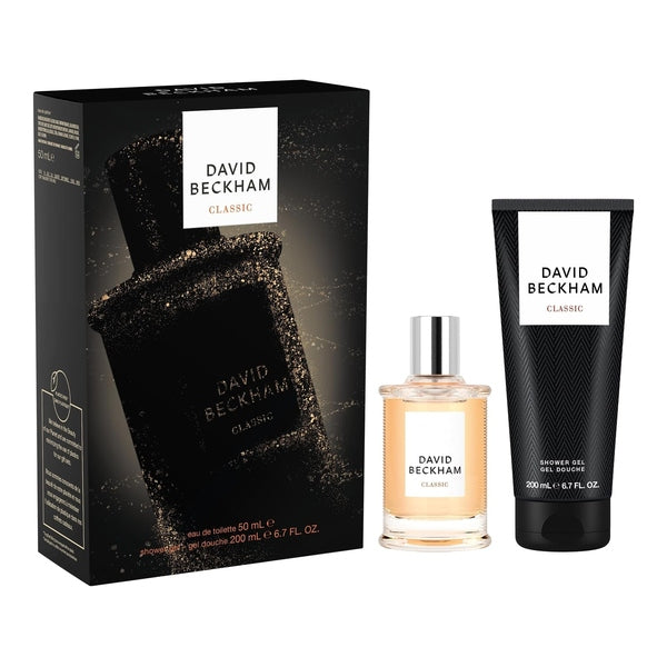 David Beckham Classic Gift Set 50ml EDT + 200ml Shower Gel