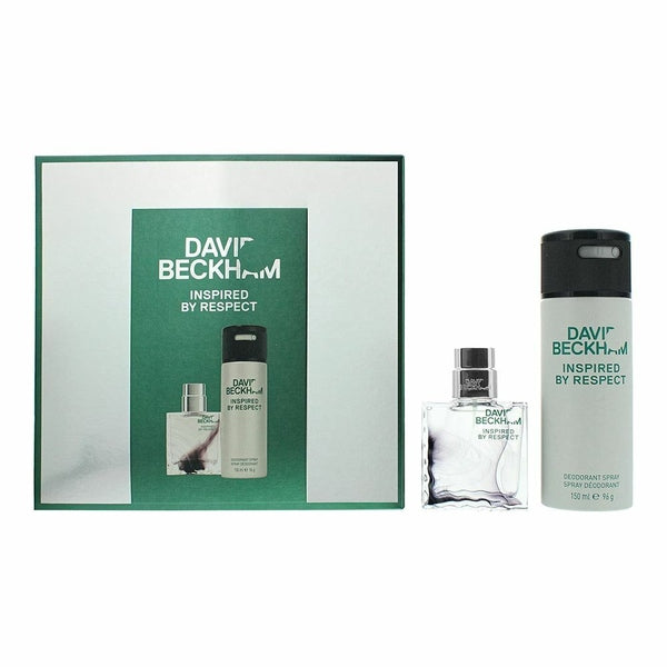 David Beckham Inspired By Respect Gift Set 40ml EDT + 150ml Deodorant Spray