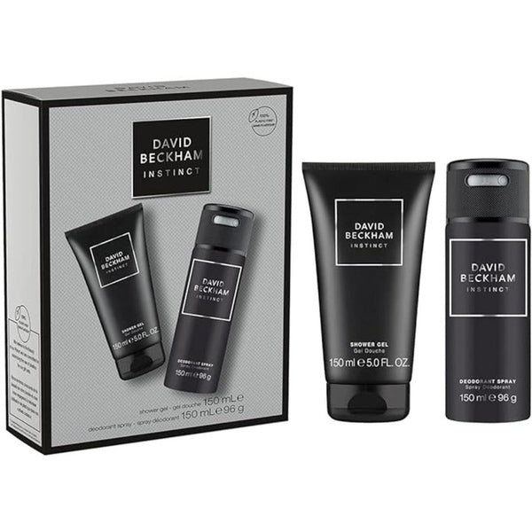 David Beckham Instinct Gift Set 150ml Deodorant Spray + 150ml Shower Gel