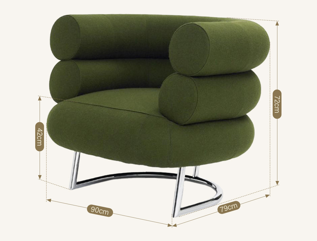 Demure Armchair, Velvet