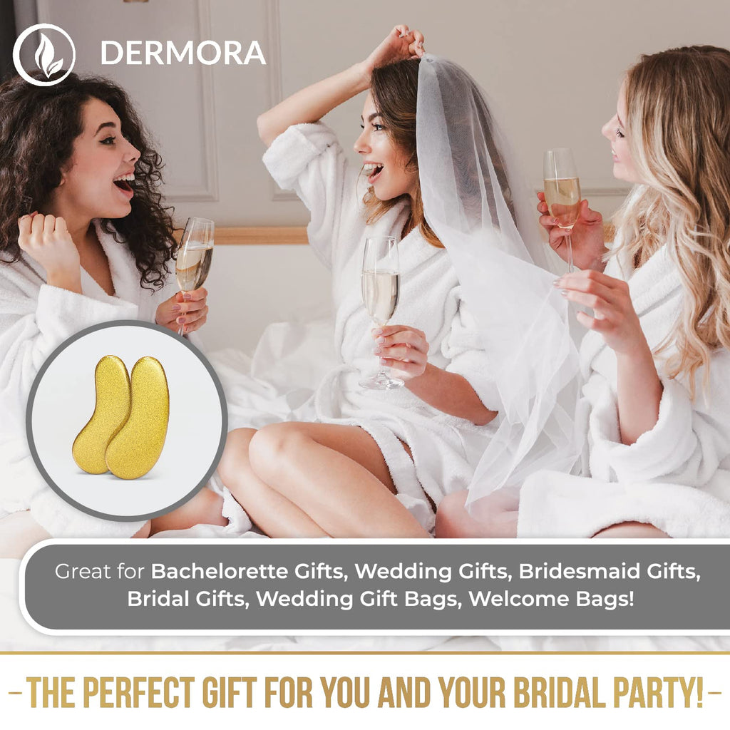 DERMORA Golden Glow Under Eye Patches (20 Pairs Eye Gels)