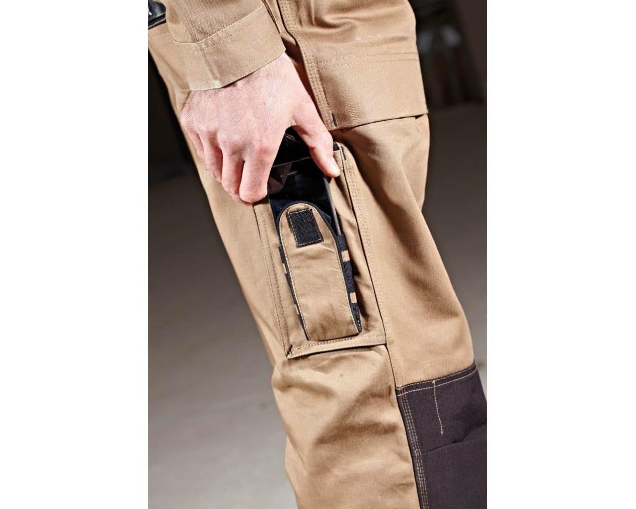Dickies WD4930 Grafter Duo Tone Cordura Knee Pad Work Trousers Grey