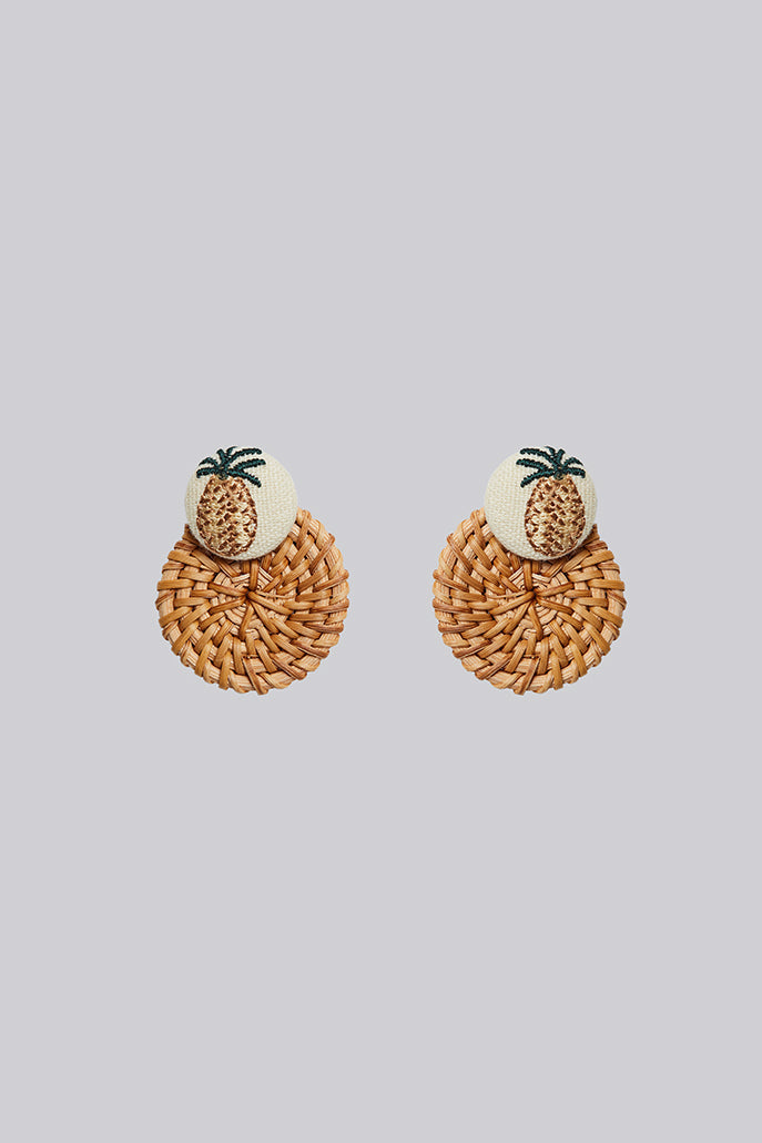 Louche Dinah Pineapple Earring