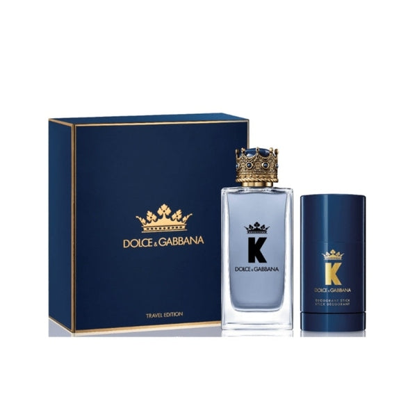 Dolce & Gabbana K Gift Set 100ml EDT + 75g Deodorant Stick