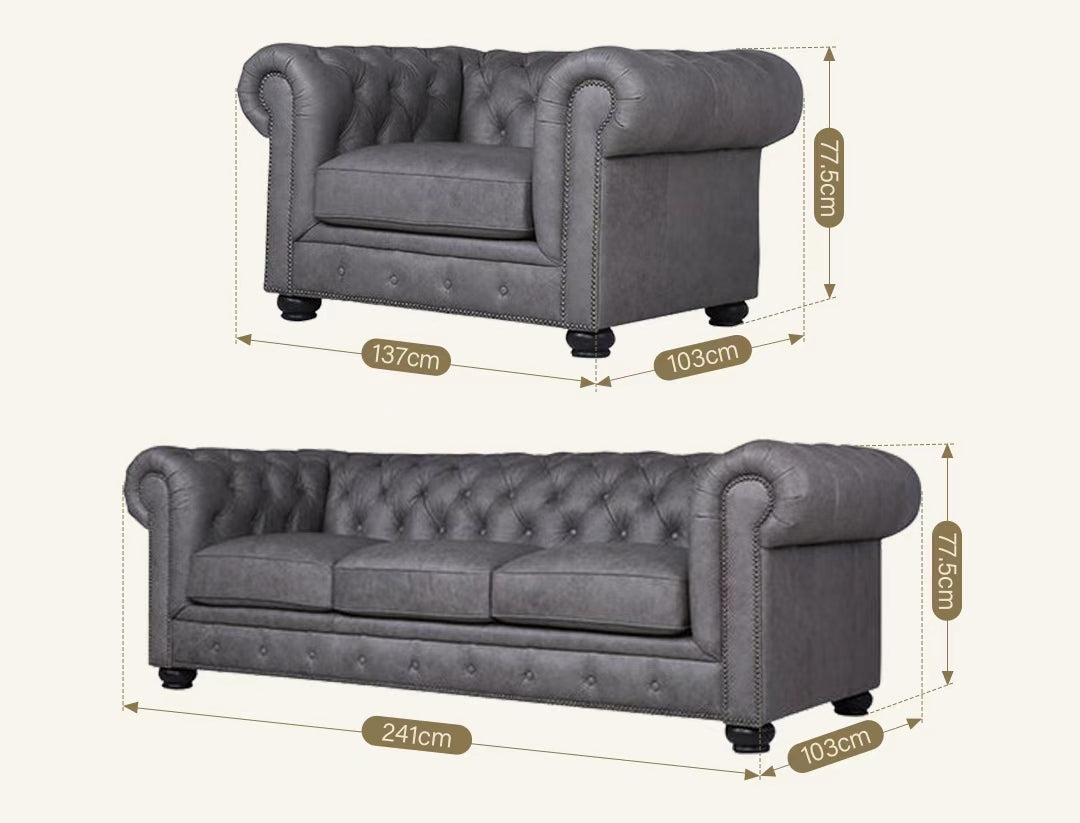 The Dorchester Three Seater Sofa, Armchair