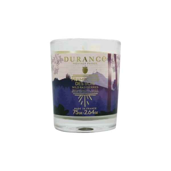 Durance Provence France Raspberry of the Woods Perfumed Natural Candle 75g