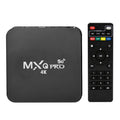 MXQ 4K HD Media Player, RK3229 Quad Core, Android 9.0, 1GB RAM, 8GB ROM, HDMI, WiFi, EU Plug