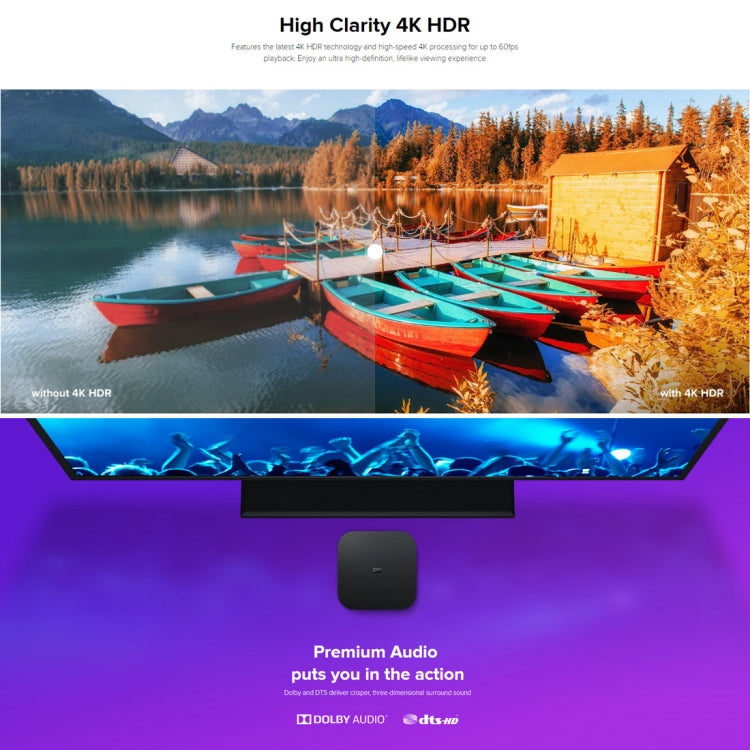 Xiaomi TV Box S 2nd Gen 4K HDR Google TV: Cortex-A55 Quad-Core, 2GB RAM, 8GB Storage, EU Version (Black)