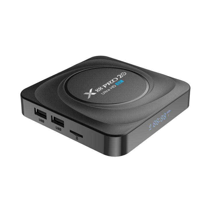 X88 Pro 20 4K Smart TV Box: Android 11.0, RK3566 Quad-Core, 4GB RAM, 32GB ROM, Dual-Band WiFi, Bluetooth, Ethernet, EU Plug