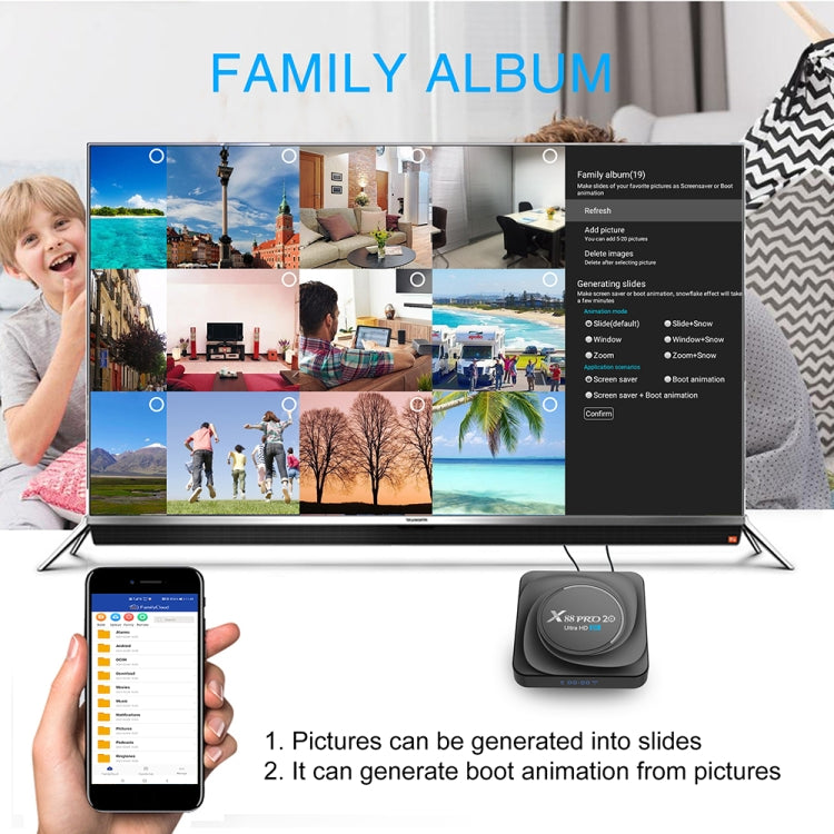 X88 Pro 20 4K Smart TV Box: Android 11.0, RK3566 Quad-Core, 4GB RAM, 32GB ROM, Dual-Band WiFi, Bluetooth, Ethernet, EU Plug