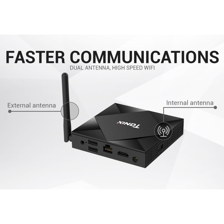 TANIX TX6s 4K Smart TV BOX Android 10 Media Player with Remote Control, Quad Core Allwinner H616, RAM: 4GB, ROM: 32GB, 2.4GHz/5GHz WiFi, Bluetooth, UK Plug