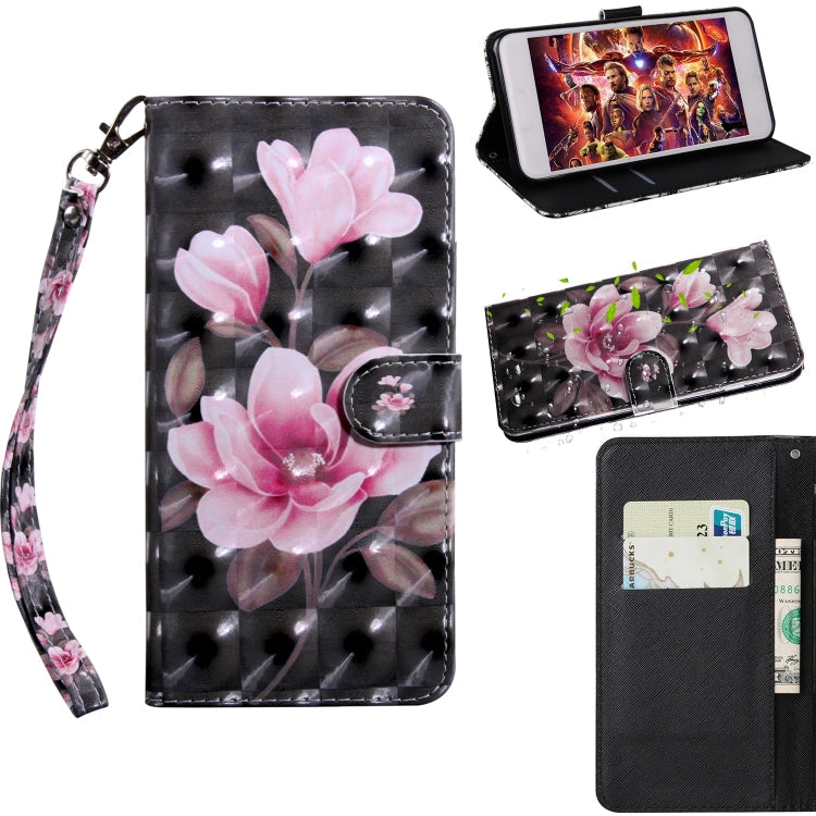 3D Painting Pattern Coloured Drawing Horizontal Flip TPU + PU Leather Case with Holder & Card Slots & Wallet, For Galaxy A20E