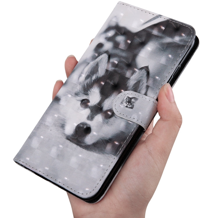 3D Painting Pattern Coloured Drawing Horizontal Flip TPU + PU Leather Case with Holder & Card Slots & Wallet, For Galaxy A20E