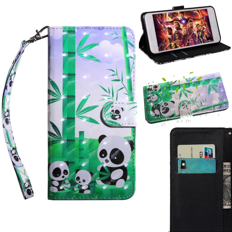 3D Painting Pattern Coloured Drawing Horizontal Flip TPU + PU Leather Case with Holder & Card Slots & Wallet, For Galaxy A10, For Galaxy A20 / A30