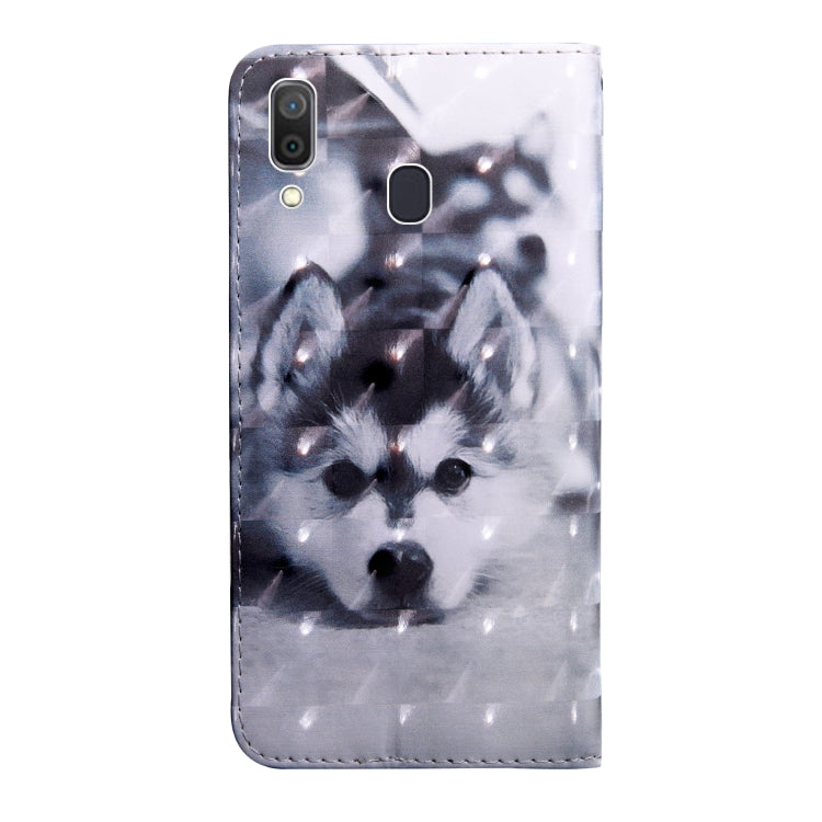 3D Painting Pattern Coloured Drawing Horizontal Flip TPU + PU Leather Case with Holder & Card Slots & Wallet, For Galaxy A40, For Galaxy A70