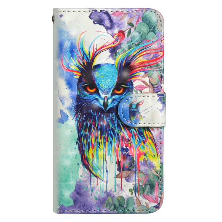 3D Painting Pattern Horizontal Flip TPU + PU Leather Case with Holder & Card Slots & Wallet, For Galaxy S9, For Galaxy S9+