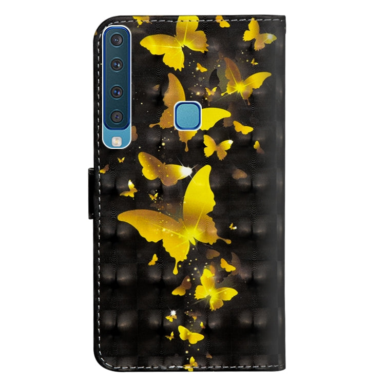 3D Painting Pattern Horizontal Flip TPU + PU Leather Case with Holder & Card Slots & Wallet, For Galaxy A9 (2018), For Galaxy A10