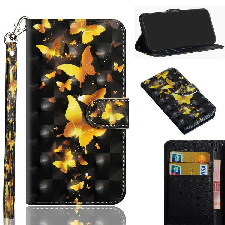 3D Painting Pattern Horizontal Flip TPU + PU Leather Case with Holder & Card Slots & Wallet, For Galaxy A20e, For Galaxy A40