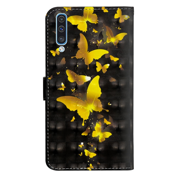 3D Painting Pattern Horizontal Flip TPU + PU Leather Case with Holder & Card Slots & Wallet, For Galaxy A50, For Galaxy A70