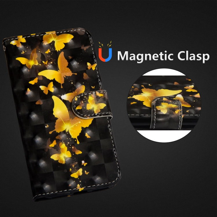3D Painting Pattern Horizontal Flip TPU + PU Leather Case with Holder & Card Slots & Wallet, For Galaxy A50, For Galaxy A70