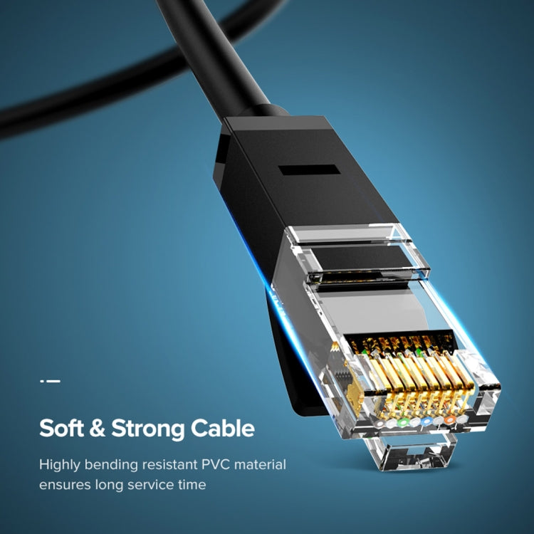 UGREEN NW102 Cat6 RJ45 Household Gigabit Twisted Pair Round Ethernet Cable, Length:10m