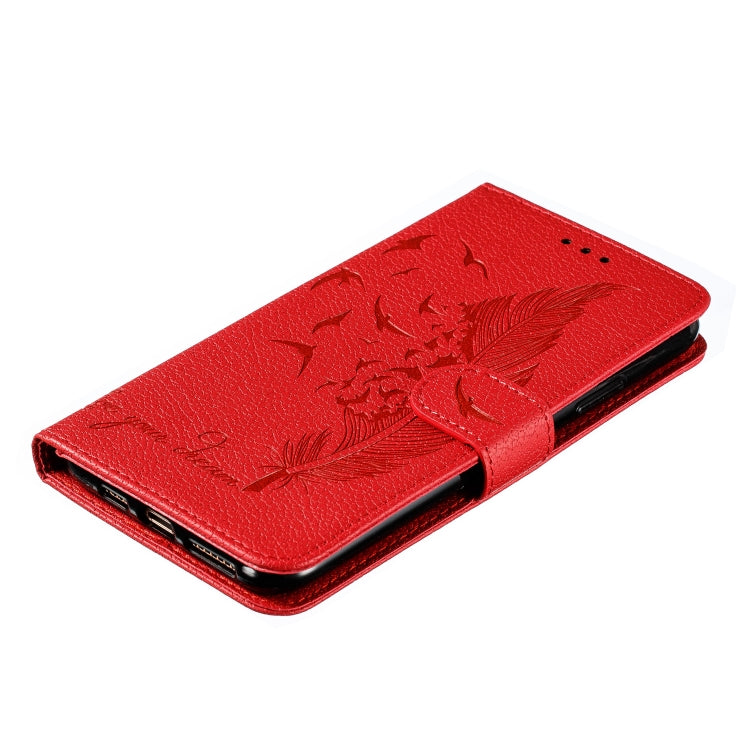 Feather Pattern Litchi Texture Horizontal Flip Leather Case with Wallet & Holder & Card Slots, For iPhone 11 Pro Max, For iPhone XS /X, For iPhone XR, For iPhone XS Max