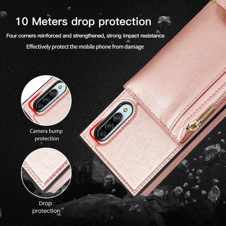 Square Zipper Wallet Bag TPU+PU Back Cover Case with Holder & Card Slots & Wallet & Cross-body Strap, For Samsung Galaxy A90 5G, For Samsung Galaxy Note9, For Samsung Galaxy Note10, For Samsung Galaxy Note10 Pro, For Samsung Galaxy S9                  ...