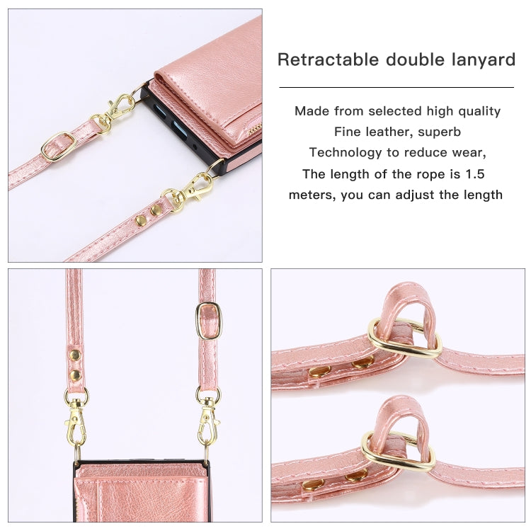 Square Zipper Wallet Bag TPU+PU Back Cover Case with Holder & Card Slots & Wallet & Cross-body Strap, For Samsung Galaxy A90 5G, For Samsung Galaxy Note9, For Samsung Galaxy Note10, For Samsung Galaxy Note10 Pro, For Samsung Galaxy S9                  ...