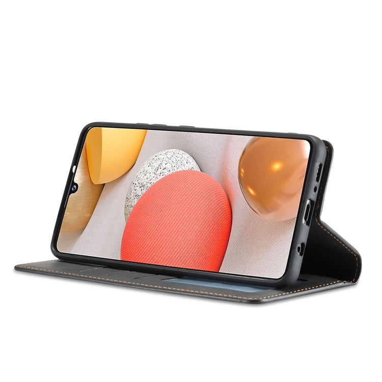 Forwenw Dream Series Oil Edge Strong Magnetism Horizontal Flip Leather Case with Holder & Card Slots & Wallet & Photo Frame, For Samsung Galaxy A42 5G