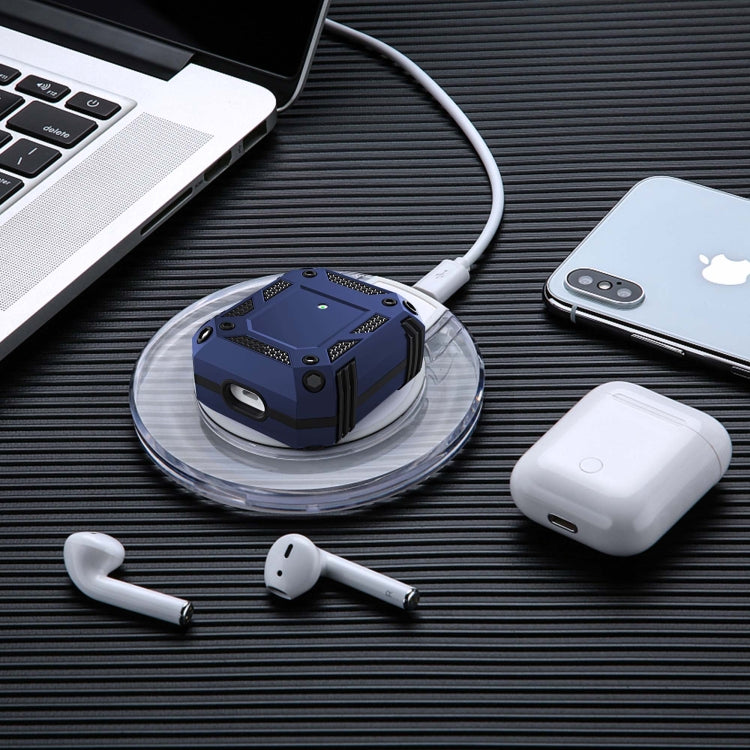 Iron Man Four-corner Shockproof Earphone Protective Cover For AirPods 1 / 2, For AirPods 1 / 2