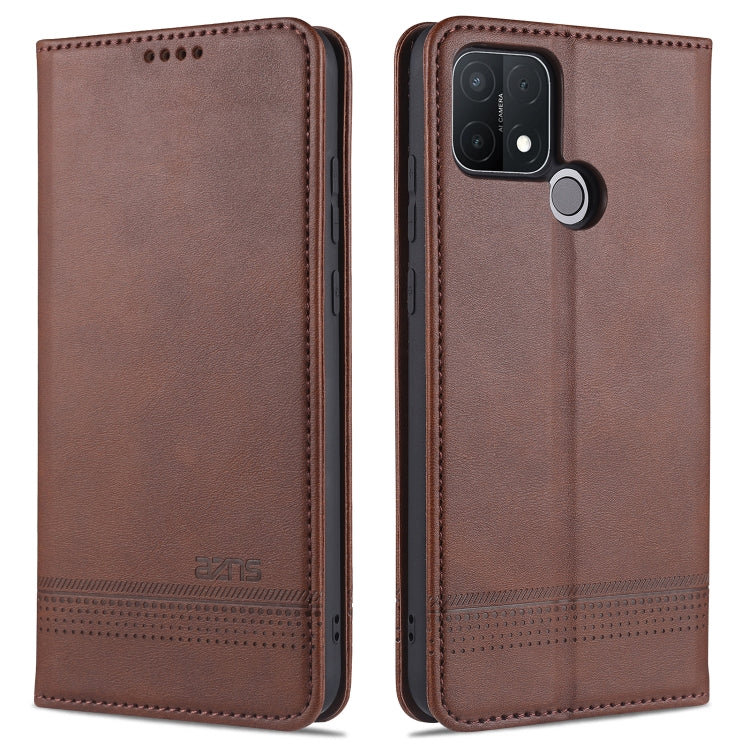 AZNS Magnetic Calf Texture Horizontal Flip Leather Case with Card Slots & Holder & Wallet, For Samsung Galaxy M51 (Side Fingerprint)