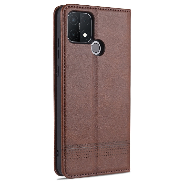 AZNS Magnetic Calf Texture Horizontal Flip Leather Case with Card Slots & Holder & Wallet, For Samsung Galaxy M51 (Side Fingerprint)