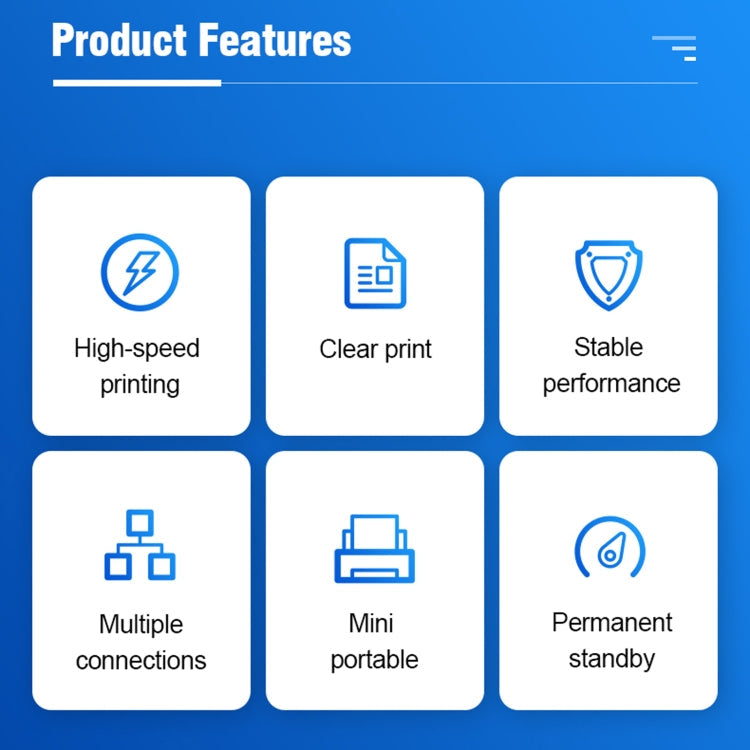5811DD 58mm Bluetooth 4.0 Portable Thermal Bluetooth Receipt Printer, UK Plug