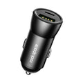 ROCK Space H12 PD 20W Type-C / USB-C  USB Fast Charging Car Charger(Black)