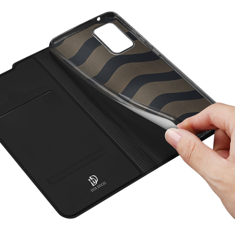 DUX DUCIS Skin Pro Series Horizontal Flip PU + TPU Leather Case, with Holder & Card Slots, For Samsung Galaxy A52s / A52 5G / 4G