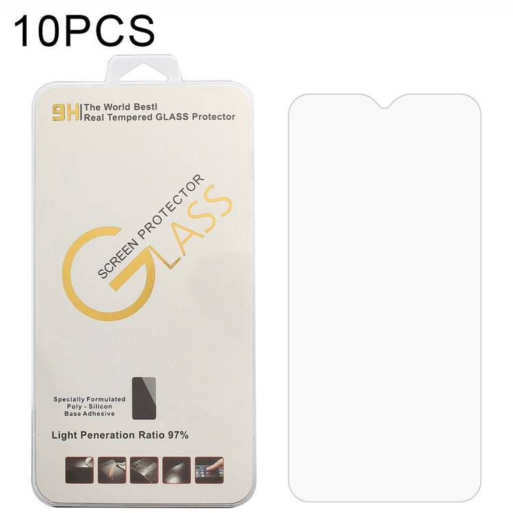 10 PCS 0.26mm 9H 2.5D Tempered Glass Film, For LEAGOO M13 (10 PCS)